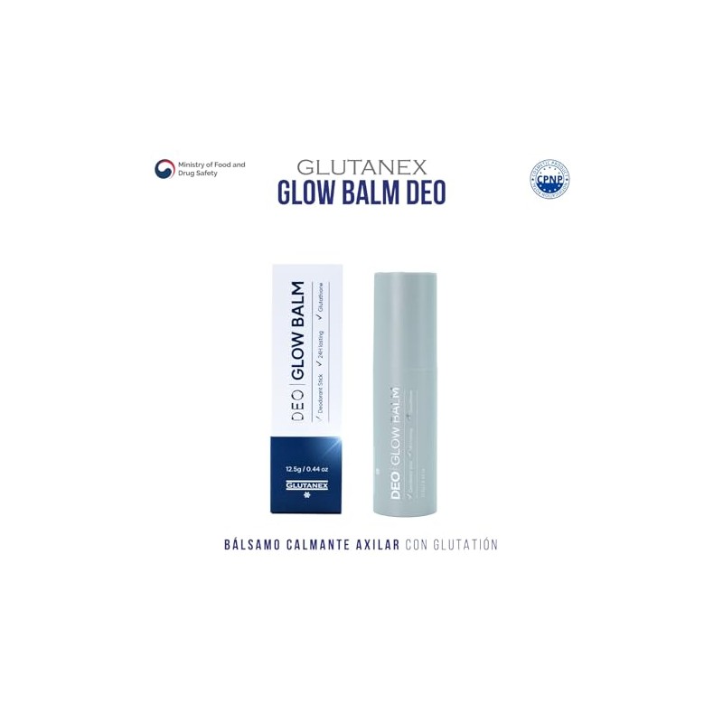 GLUTANEX™ GLOW BALM DEO Bálsamo Aclarante, Calmante y Antioxidante Axilar