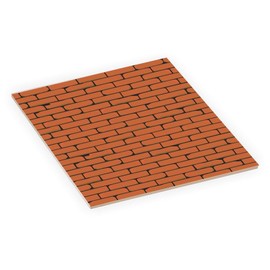 Brick Wall Design - 8 Inch Square Decorative Ceramic Tile (Art) for Wall or Decor