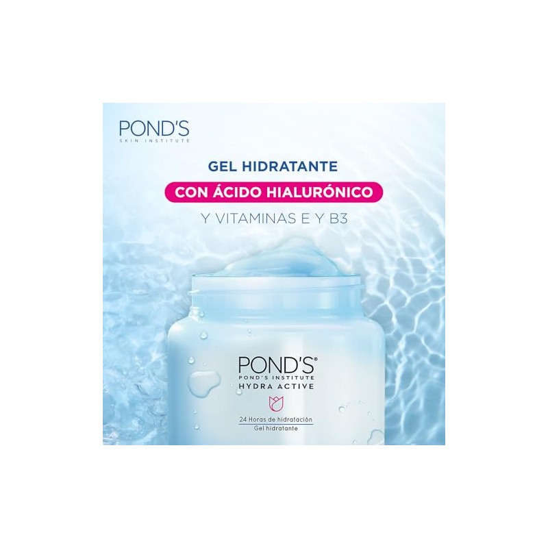 Pond's Hydra Active Gel Hidratante 110 g con ácido hialurónico