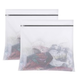 Owl Focus Laundry Bags Mesh Wash Bags, Lingerie Bag for Washing Delicates, White Net, 2XXL