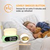 Children's Digital Alarm Clock with Night Light, LED Display, 10
