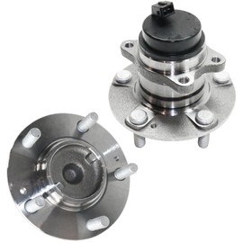 Detroit Axle - Wheel Bearing Hubs Kit for 2010 2011 2012 2013 Kia Soul [4-Wheel ABS], 2 Rear Wheel Bearing and Hubs Assembly 2 Front Wheel Bearings Assembly Replacement