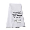 Bull Terrier Kitchen Towel A Kitchen Is Not Complete Without