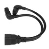 IEC320 C20 to Dual C13 Cord 1 in 2 Out
