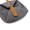 Waxed Canvas Foldable Dog Bowl (Yellow)
