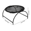 Cat Hammock Bed Stainless Steel Canvas Detachable Elevated Raised Small