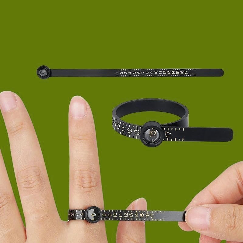 2 PCS Ring and Bracelet Sizer Measuring Tool, Reusable Universal