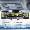 Car HD Rearview Mirrors 12 Inch, Interior Clip-on Panoramic Rear