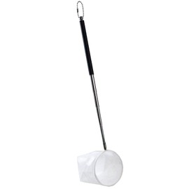 AQUANEAT Small Fish Tank Shrimp Net, Aquarium Debris Cleaning Tools, with Extendable Handle, 2” Circular