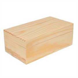 INSTACASE Caja para Regalo De Madera Natural, Estuche para Regalo, Joyero para Regalo
