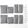 Air purification moisture removal bamboo charcoal bag 8 piece set (gray) DP67546 2ea