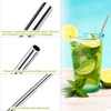 Set of 3 Telescopic Stainless Steel Straws, Stainless Steel Straws,