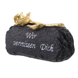 BESPORTBLE 2pcs Deceased Relatives Mourning Prop Resin Craft Tombstone for Cemetery Decor Graveyard Memorial Adornment Compact Design for Outdoor Use for Honoring Loved