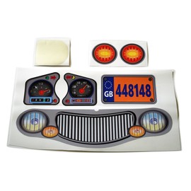 Replacement Spare Decals Stickers for Little Tikes Tykes Cozy Coupe II Car UK