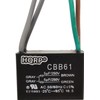 HQRP Kit Ceiling Fan Capacitor CBB61 5uf+5uf 4-Wire UL-Listed and