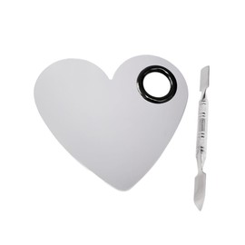 FRCOLOR Mix Makeup Palette with Spatula Stainless Steel Cosmetic Tool Kit Foundation Palette for Blending Shades Lipstick