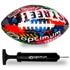 Optimum Street American Football - Durable Rubber Training Ball -