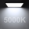 12inch 24W LED Flush Mount Ceiling Light, 5000K Square LED