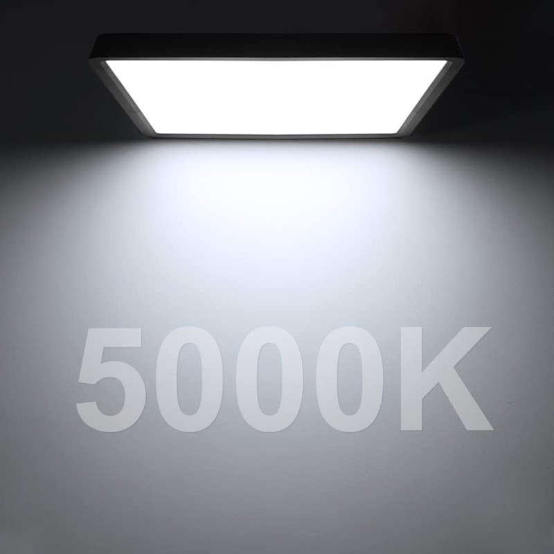 12inch 24W LED Flush Mount Ceiling Light, 5000K Square LED