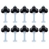 10 Sets T Track Knobs Stainless Steel M8x100mm Threaded Bolt