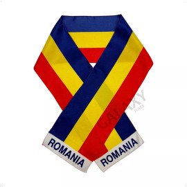 Unbranded Romania Scarf / Romania Flag Scarf / Romania Scarves
