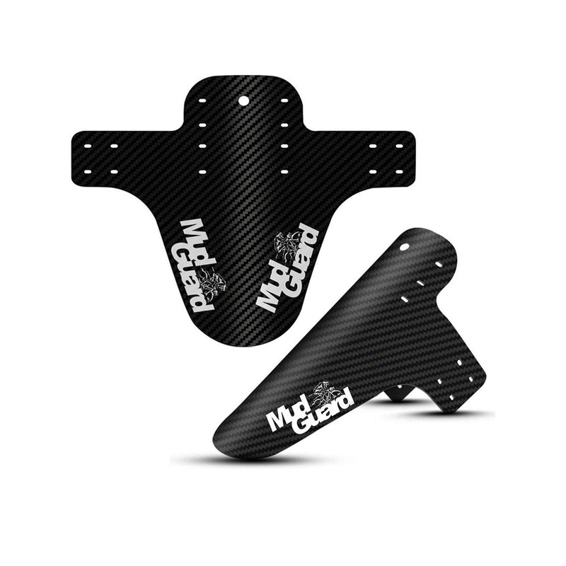 jiyuan 2 pieces Mud Guard Front or Rear Compatible, Downhill