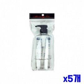 Empty Multipurpose Liquid Pump Dispenser Bottles - 5 Pack (4.5x16.6cm) Empty Bottle