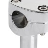 Unbranded Chrome 2" Risers 1" Handlebar Clamp For Harley Softail