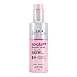 L'Oréal Paris Hair Expertise Glycolic Gloss Shine Leave-In Serum, With Glycolic Acid For Shine and Smoothness, 150ml