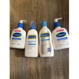 Cetaphil X4 Cetaphil BUNDLE Daily Facial Cleanser 8oz x2/Gentle Foaming Cleanser 8oz