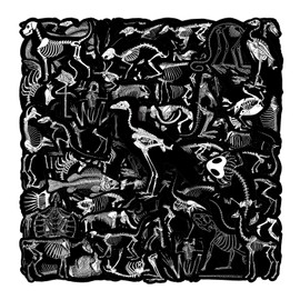 50 Pcs The Skeleton Vinyl Stickers,Black and White Graffiti Stickers,Vinyl Waterproof Sticker for Kids Teens Girls,for Phone Laptop Bottles Skateboard Computer Phone Luggage Guitar Gifts Sticker