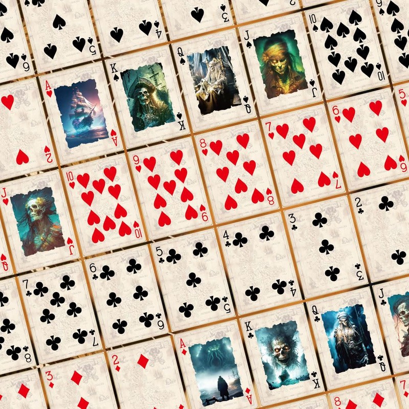 strublfe Pirate - Themed Series Playing Cards. Made of 300g