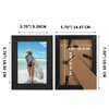 PETAFLOP Picture Frames 4 by 6 7 Pack, Black 4x6