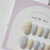 Soft winter knit Handmade nail tip - short ballerina /