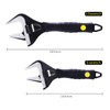 Sharp-tec Adjustable Spanner Set, Wide Jaw Opening Adjustable Wrench, Heavy-Duty