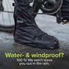 Velmia Shoe Covers with Velcro Fasteners, Reinforced Toe and Large