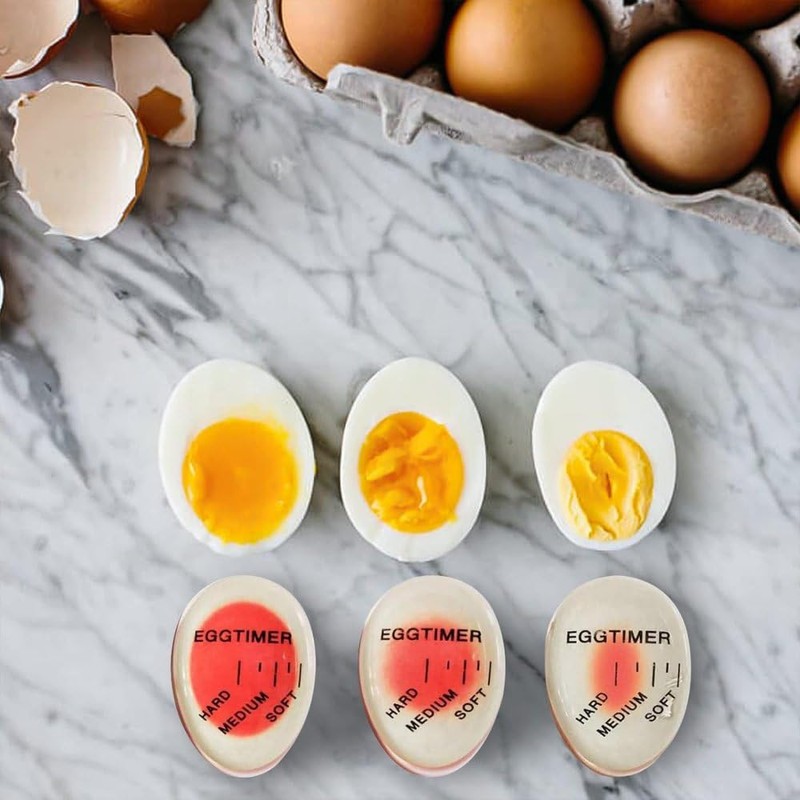 Egg Timers for Boiling Eggs, Colour Changing Egg Timers for