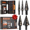 KSEIBI 598240 Industrial Grade Unibit 5-Pieces Step Drill Bits Set