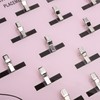 Wig Extension Holder Board Acrylic 22 Stainless Steel Clips Hair