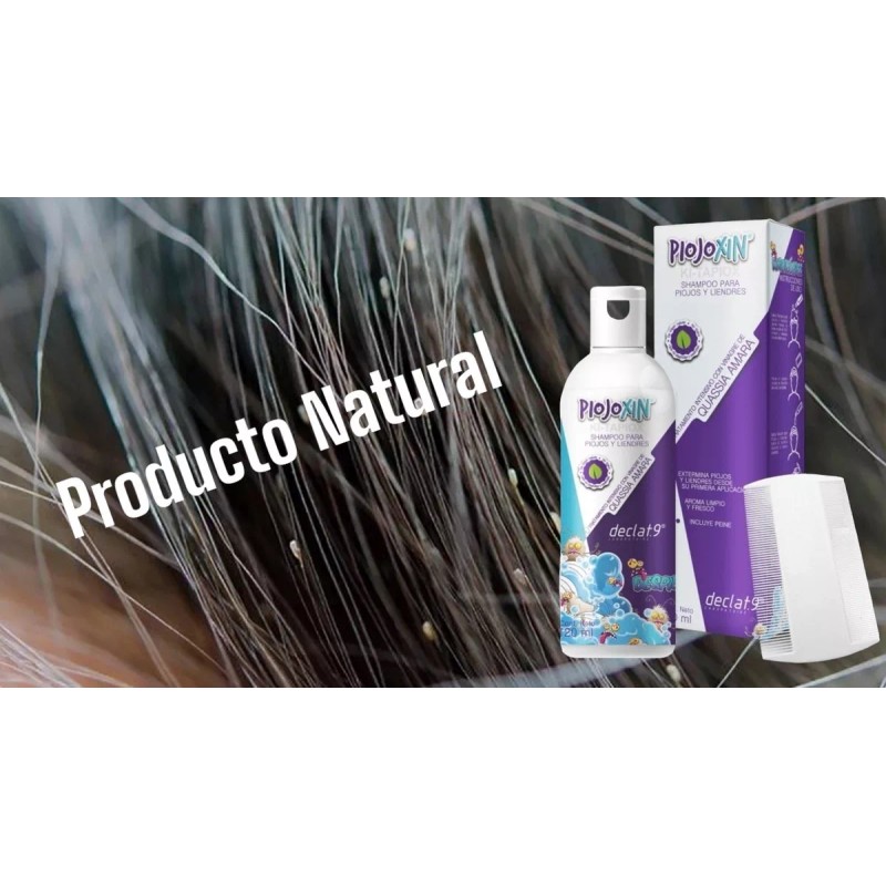 declat.9 Kit 3 Shampoos Piojoxinpara Piojos Y Liendres