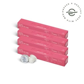 Medipresso 메디프레소 동백꽃 담은 홍차 네스프레소호환 티캡슐 10개입 X 4개 Medipresso Camellia Flower Black Tea Nespresso-Compatible Tea Capsules 10 Pieces X 4 Packs