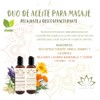 Aceite Natural Org?nico para Masaje Relajante y Descontracturante Muscular Deportivo