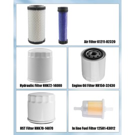 Filter Maintenance Kit 77700-01819 Compatible with Kubota RTV900 Utility Vehicle, Air Oil Fuel Filter Kit, Service Filter Kit