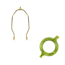 Upgradelights 7 Inch Harp and Slip Uno Adapter for Lamp Using Uno Euro Fitter with 1-7/16 I.d.