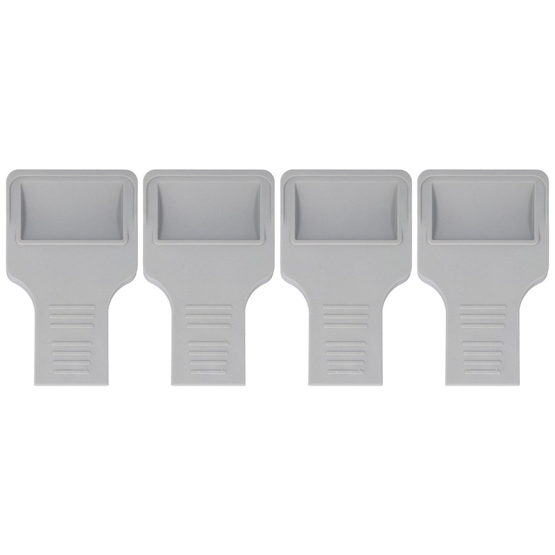4Pcs U Shape Casters Door Stopper Anti Sliding Furniture Wheels