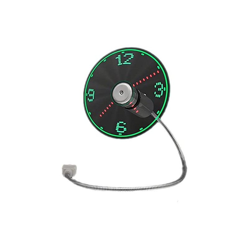 blinkee LED Fan Clock with USB Connection | 13.5 Inch