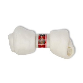 The Rawhide Express Natural Knotted Bone Dog Chew, 9 By 10-Inch