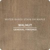 General Finishes Water Based Wood Stain, 1 Pint, Walnut