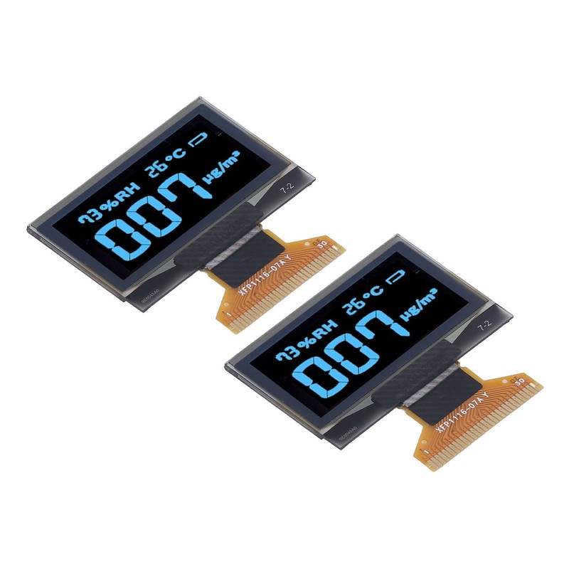 2Pcs Liquid Crystal Display Screen Module Organic Light Emitting Diode