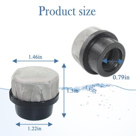 Follde 190106Z Screen Cap Air Bleeder Screen for Pentair, EasyClean D.E. and Quad D.E. Cartridge Filter System (190106Z Screen Cap * 1 Pcs)